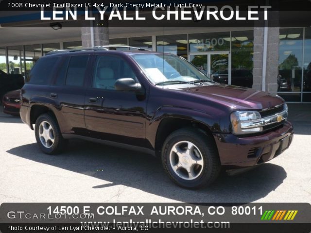 2008 Chevrolet TrailBlazer LS 4x4 in Dark Cherry Metallic