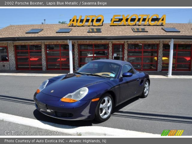 2002 Porsche Boxster  in Lapis Blue Metallic