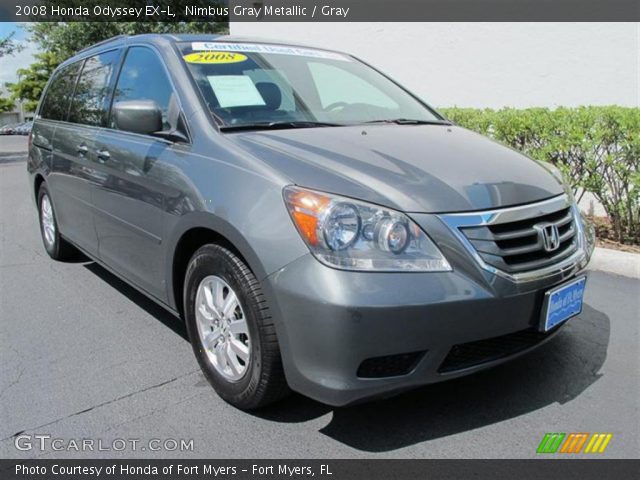 2008 Honda Odyssey EX-L in Nimbus Gray Metallic