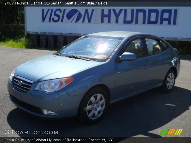 2007 Hyundai Elantra GLS Sedan in Seattle Light Blue