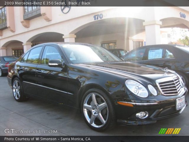 2009 Mercedes-Benz E 350 Sedan in Black