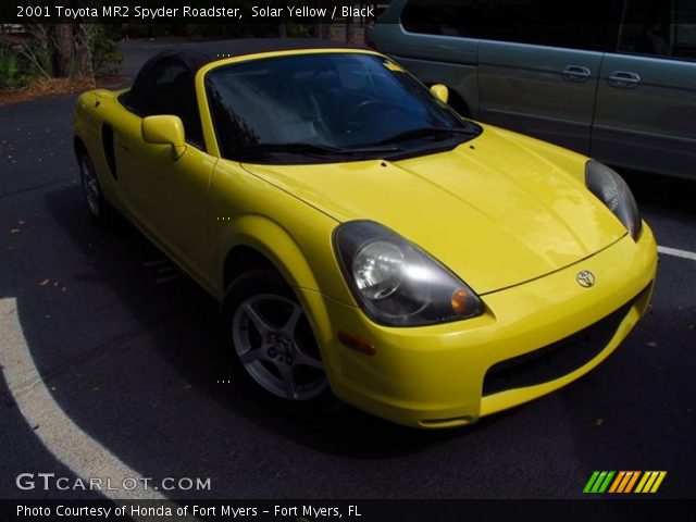 2001 Toyota MR2 Spyder Roadster in Solar Yellow