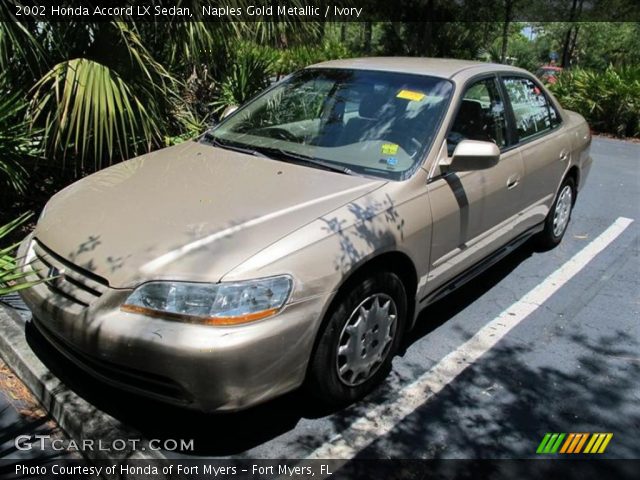 2002 Honda Accord LX Sedan in Naples Gold Metallic