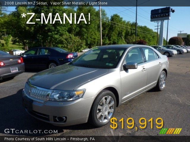 2008 Lincoln MKZ Sedan in Vapor Silver Metallic