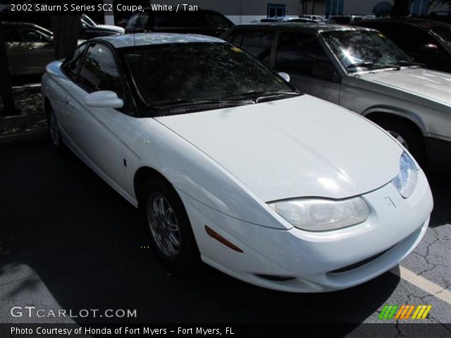 2002 Saturn S Series SC2 Coupe in White