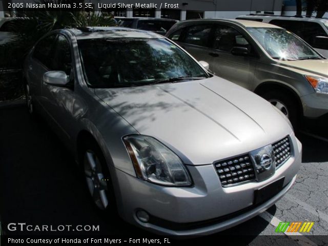 2005 Nissan Maxima 3.5 SE in Liquid Silver Metallic