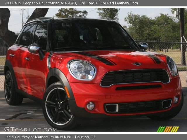 2011 Mini Cooper S Countryman All4 AWD in Chili Red