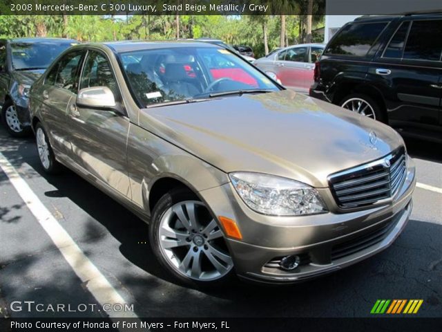 2008 Mercedes-Benz C 300 Luxury in Sand Beige Metallic