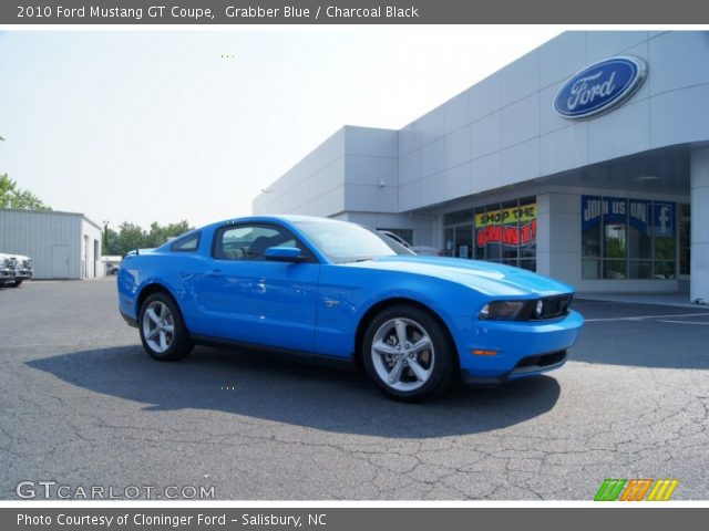 2010 Ford Mustang GT Coupe in Grabber Blue