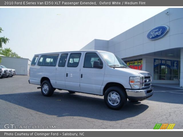 2010 Ford E Series Van E350 XLT Passenger Extended in Oxford White