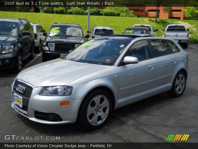 2006 Audi A3 3.2 S Line quattro in Light Silver Metallic