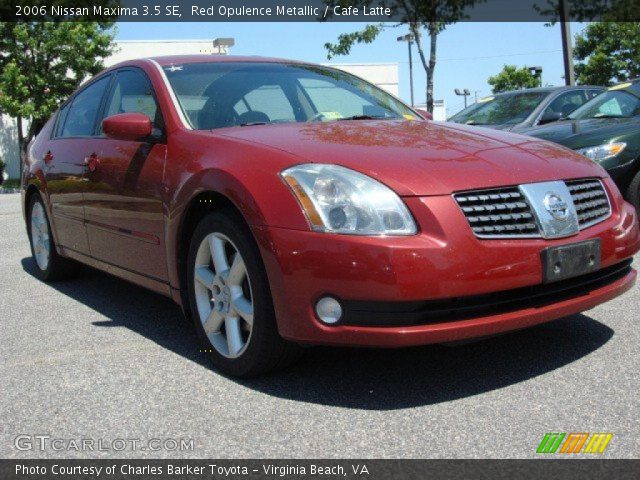 2006 Nissan Maxima 3.5 SE in Red Opulence Metallic