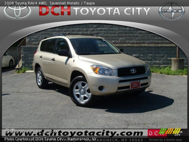 2008 Toyota RAV4 4WD in Savannah Metallic
