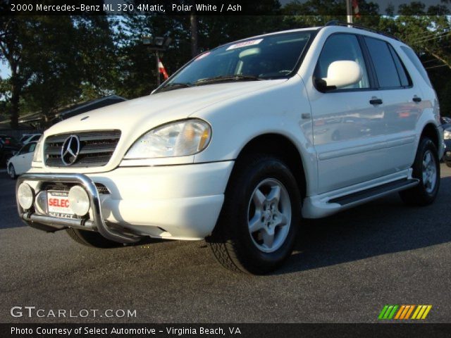 2000 Mercedes-Benz ML 320 4Matic in Polar White