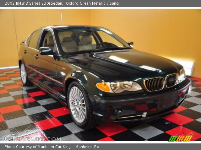 2003 BMW 3 Series 330i Sedan in Oxford Green Metallic