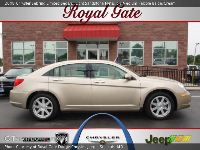 2008 Chrysler Sebring Limited Sedan in Light Sandstone Metallic
