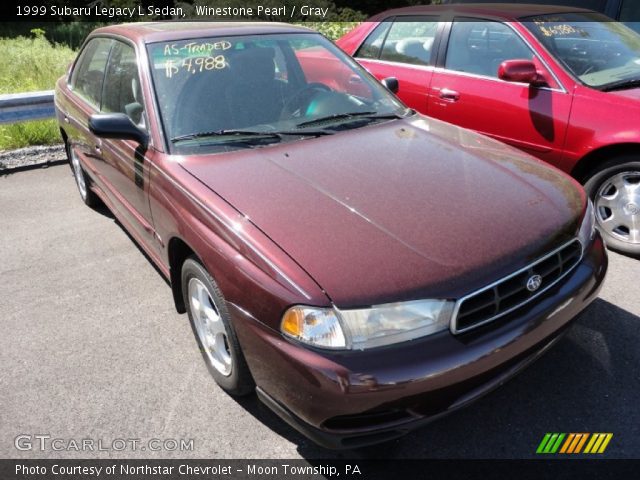 1999 Subaru Legacy L Sedan in Winestone Pearl