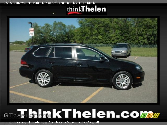 2010 Volkswagen Jetta TDI SportWagen in Black