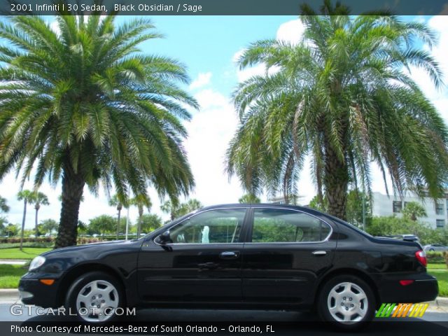 2001 Infiniti I 30 Sedan in Black Obsidian