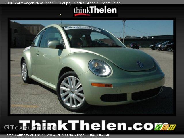 2008 Volkswagen New Beetle SE Coupe in Gecko Green