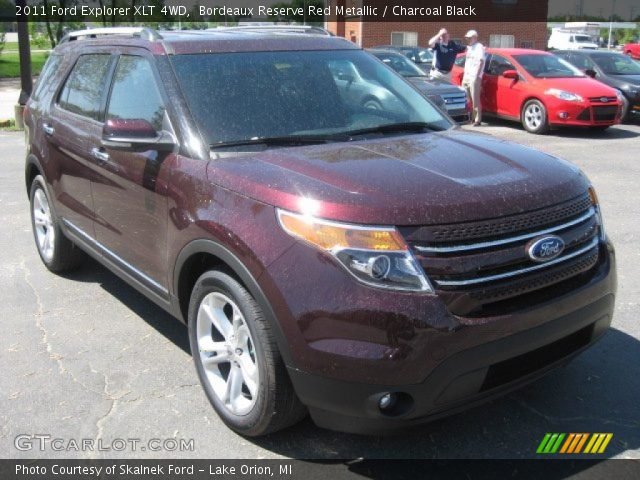 2011 Ford Explorer XLT 4WD in Bordeaux Reserve Red Metallic