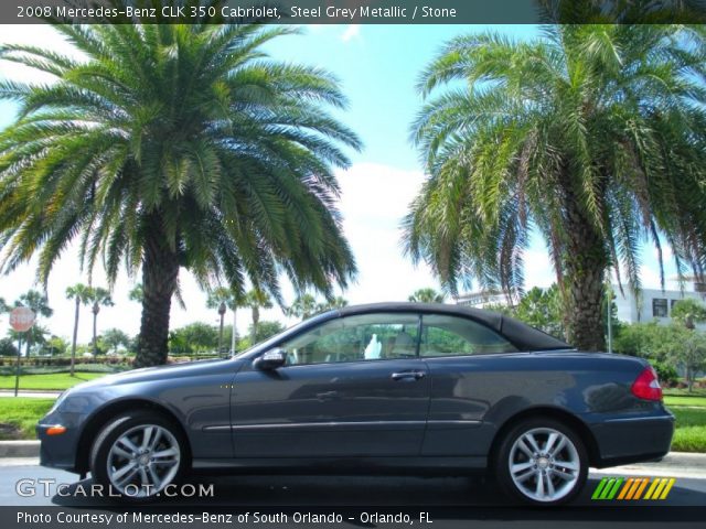 2008 Mercedes-Benz CLK 350 Cabriolet in Steel Grey Metallic