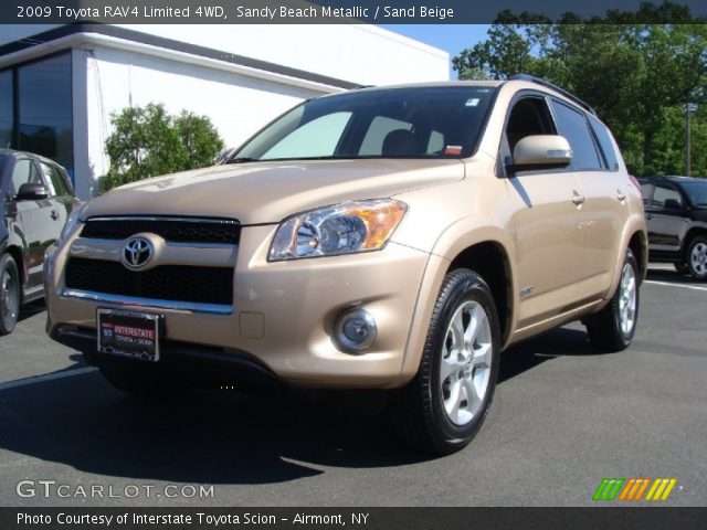 2009 Toyota RAV4 Limited 4WD in Sandy Beach Metallic