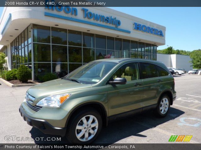 2008 Honda CR-V EX 4WD in Green Tea Metallic