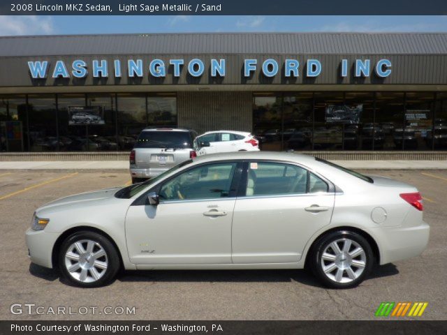 2008 Lincoln MKZ Sedan in Light Sage Metallic
