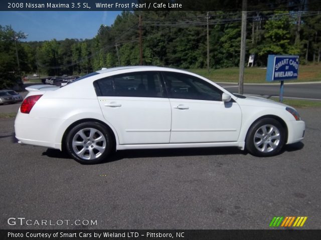 2008 Nissan Maxima 3.5 SL in Winter Frost Pearl