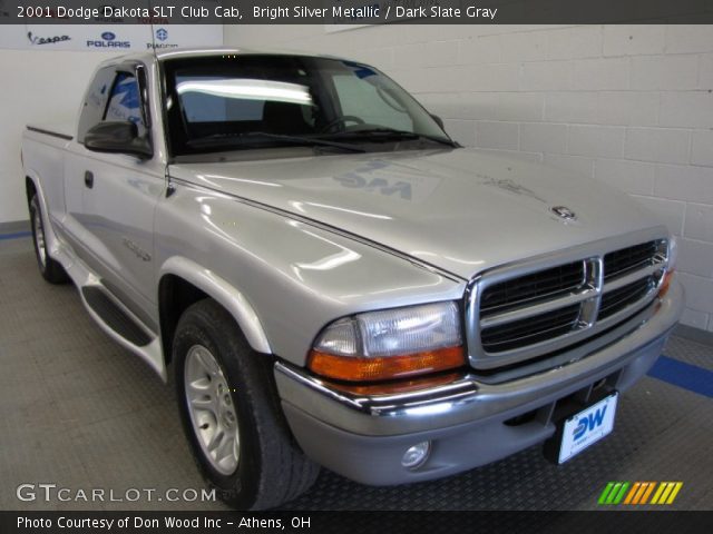 2001 Dodge Dakota SLT Club Cab in Bright Silver Metallic
