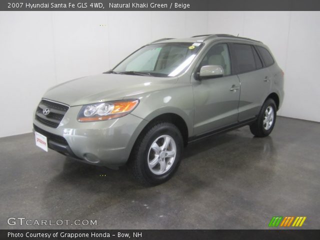 2007 Hyundai Santa Fe GLS 4WD in Natural Khaki Green