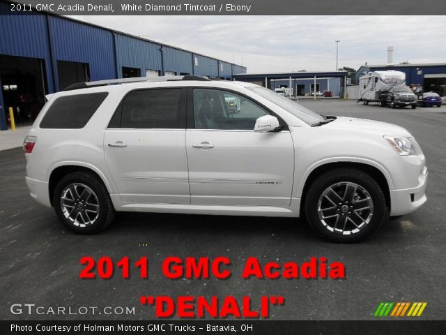 2011 GMC Acadia Denali in White Diamond Tintcoat