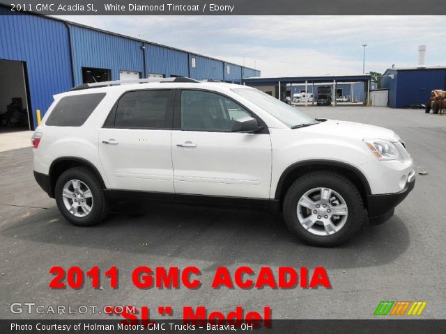 2011 GMC Acadia SL in White Diamond Tintcoat