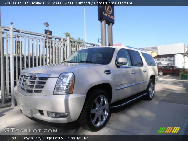 2008 Cadillac Escalade ESV AWD in White Diamond