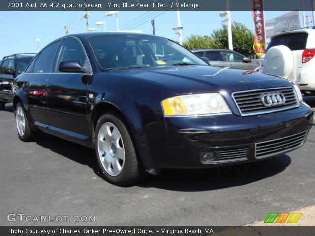 2001 Audi A6 4.2 quattro Sedan in Ming Blue Pearl Effect