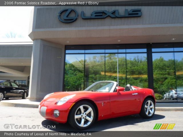 2006 Pontiac Solstice Roadster in Aggressive Red