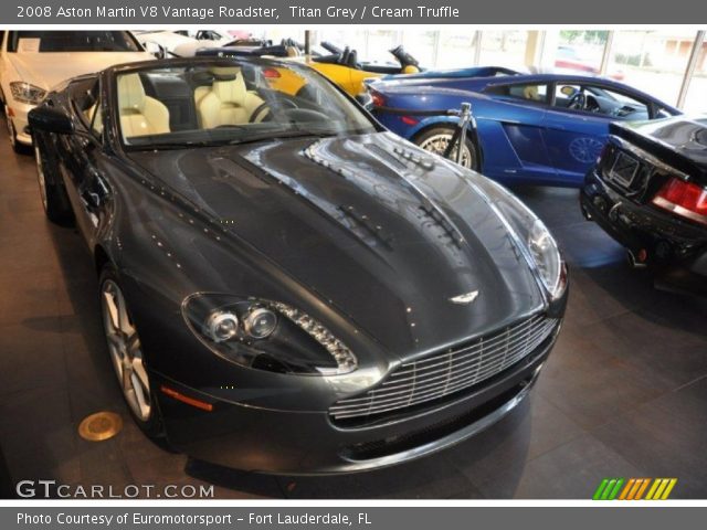 2008 Aston Martin V8 Vantage Roadster in Titan Grey