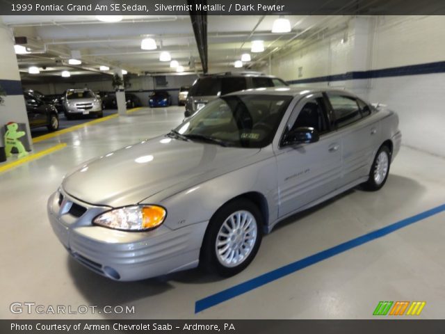 1999 Pontiac Grand Am SE Sedan in Silvermist Metallic