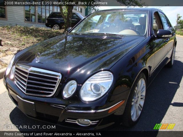 2008 Mercedes-Benz E 350 4Matic Sedan in Black