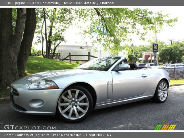 2007 Jaguar XK XK8 Convertible in Liquid Silver Metallic