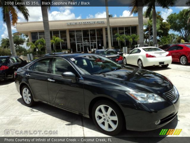 2008 Lexus ES 350 in Black Sapphire Pearl