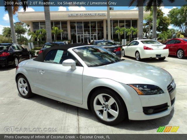 2008 Audi TT 2.0T Roadster in Ice Silver Metallic