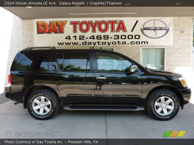 2004 Nissan Armada LE 4x4 in Galaxy Metallic