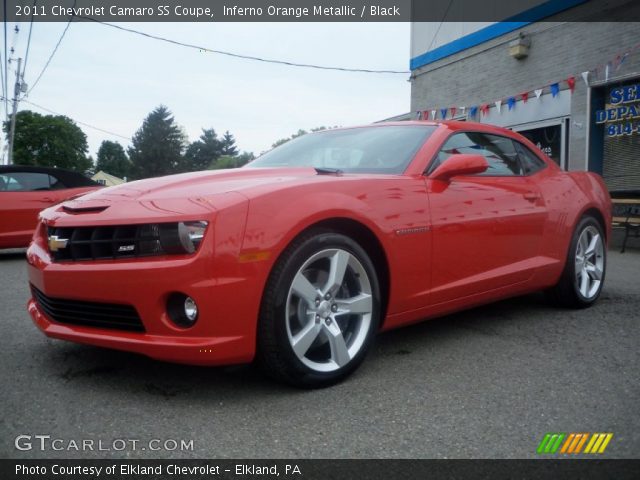 2011 Chevrolet Camaro SS Coupe in Inferno Orange Metallic