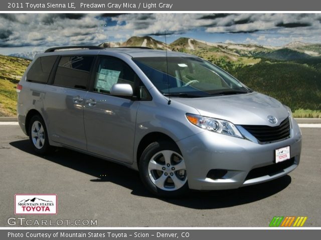 2011 Toyota Sienna LE in Predawn Gray Mica