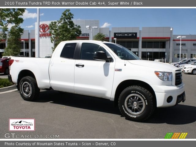 2010 Toyota Tundra TRD Rock Warrior Double Cab 4x4 in Super White