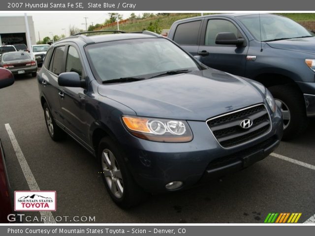 2007 Hyundai Santa Fe SE in Slate Blue