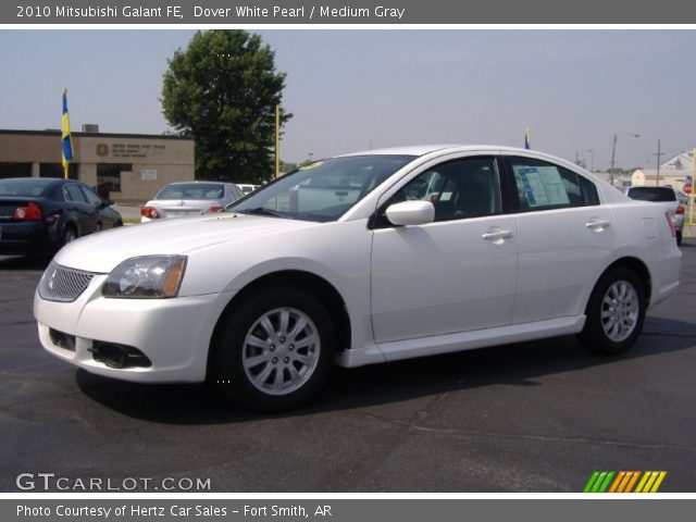 2010 Mitsubishi Galant FE in Dover White Pearl