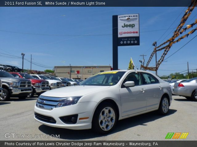 2011 Ford Fusion SE in White Suede